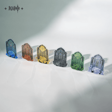 Genshin Transparent Card Bookmark Set